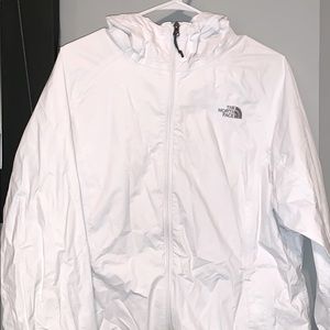 White North Face HyVent jacket